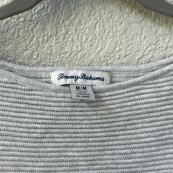 Tommy Bahama Bonita Ottoman Short-Sleeve Sweater in Gray - Picture 4 of 7